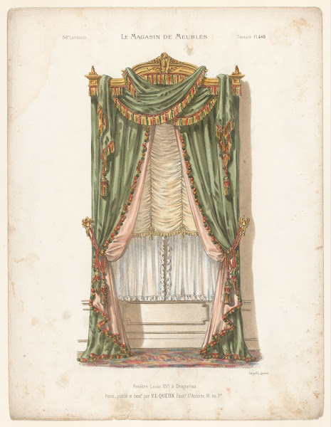 Fenêtre Louis XVI à Draperies 1832   1904