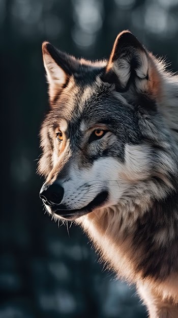 Wolf Face Picture
