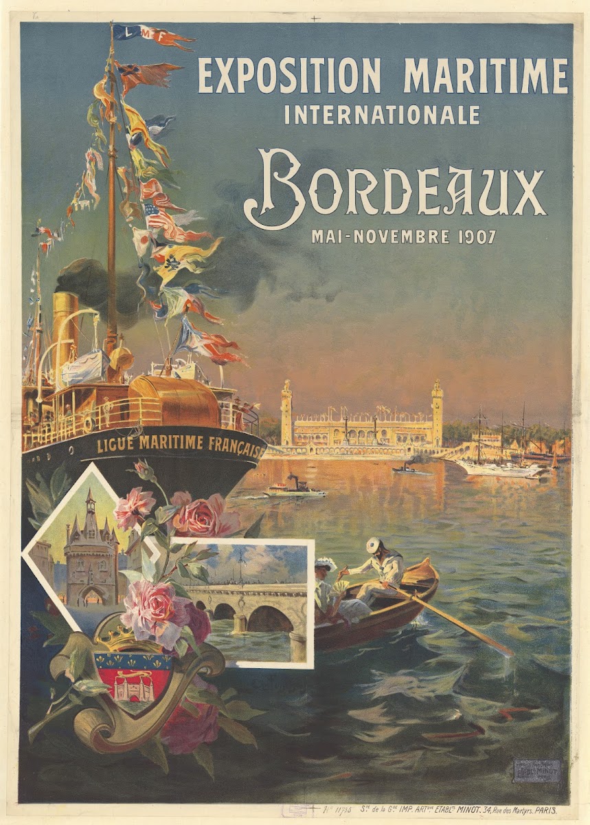 Exposition maritime internationale Bordeaux mai novembre 1907 1907