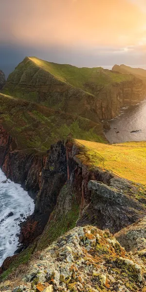 Madeira, Ponta De São Lourenço, Coastal Landscape, Sunrise 8K Wallpaper Background