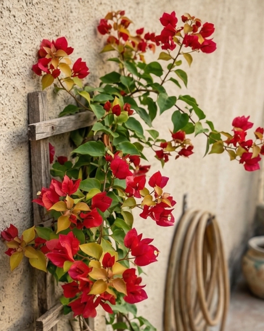 Imported Moonlight Red Bougainvillea Plant — view 2