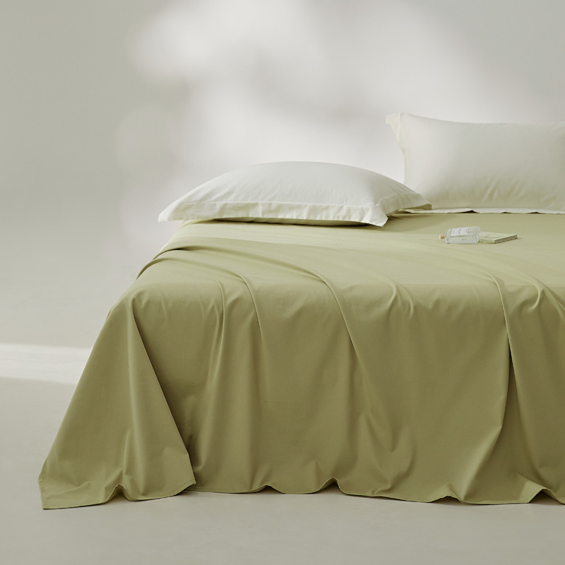 Cotton bed sheet, 100 count long-staple, individual