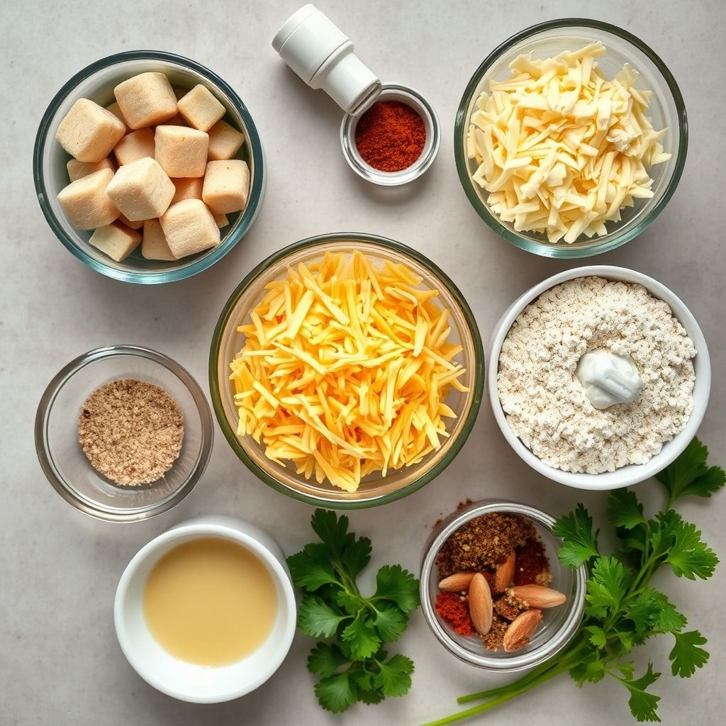 Ingredients for Cheesy Keto Tuna Melts – Quick Homemade Low-Carb Comfort Food