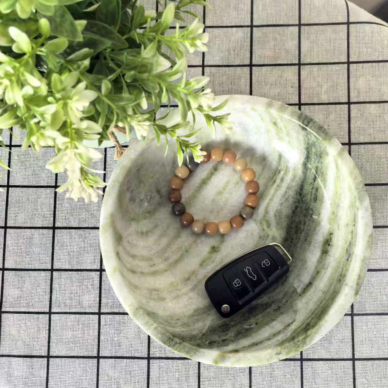 Marble Tray, 20 x 5 cm, handcrafted