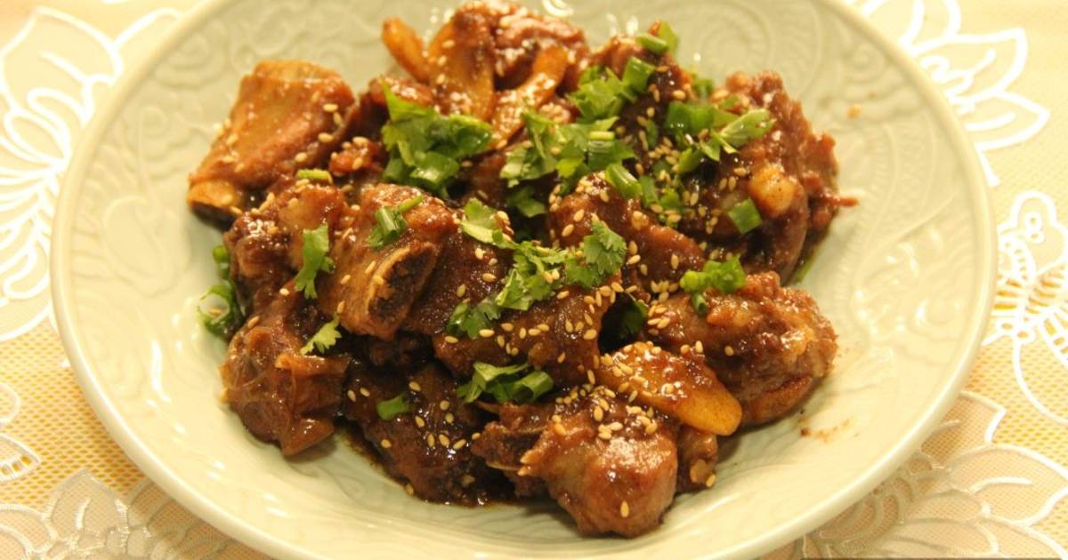 Sườn heo khìa kiểu Hoa