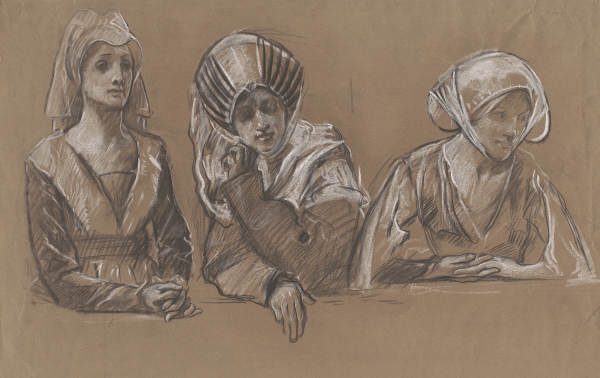 Studies of 3 women for the RoyalExchange 1981