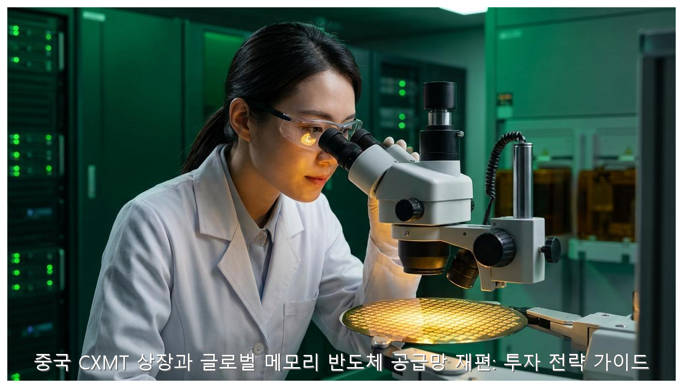 중국 CXMT 상장과 글로벌 메모리 반도체 공급망 재편: 투자 전략 가이드 핵심 안내 및 분석 인포그래픽 (4)