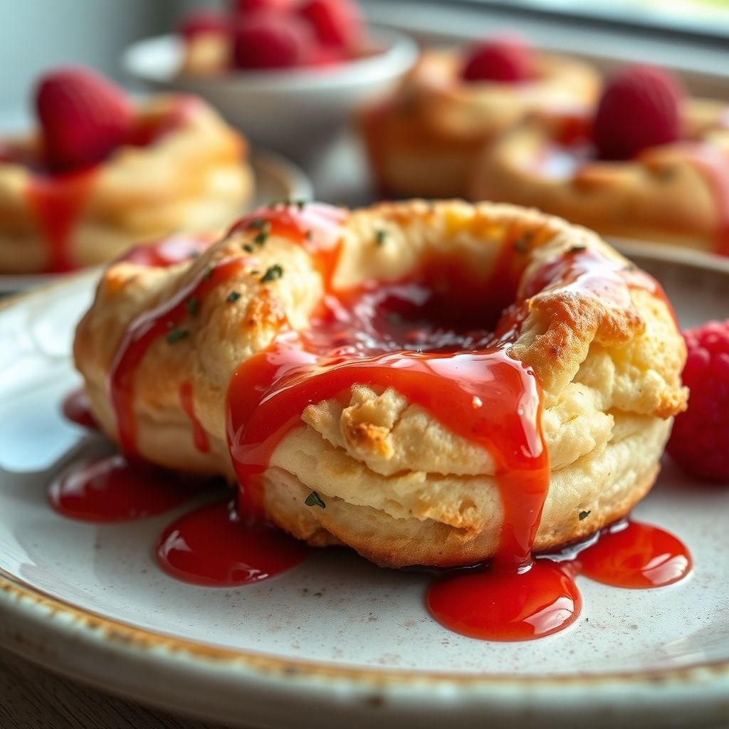 Easy Raspberry Cream Cheese Cruffins for Breakfast or Brunch (5-Ingredient, 40-Minute) finished