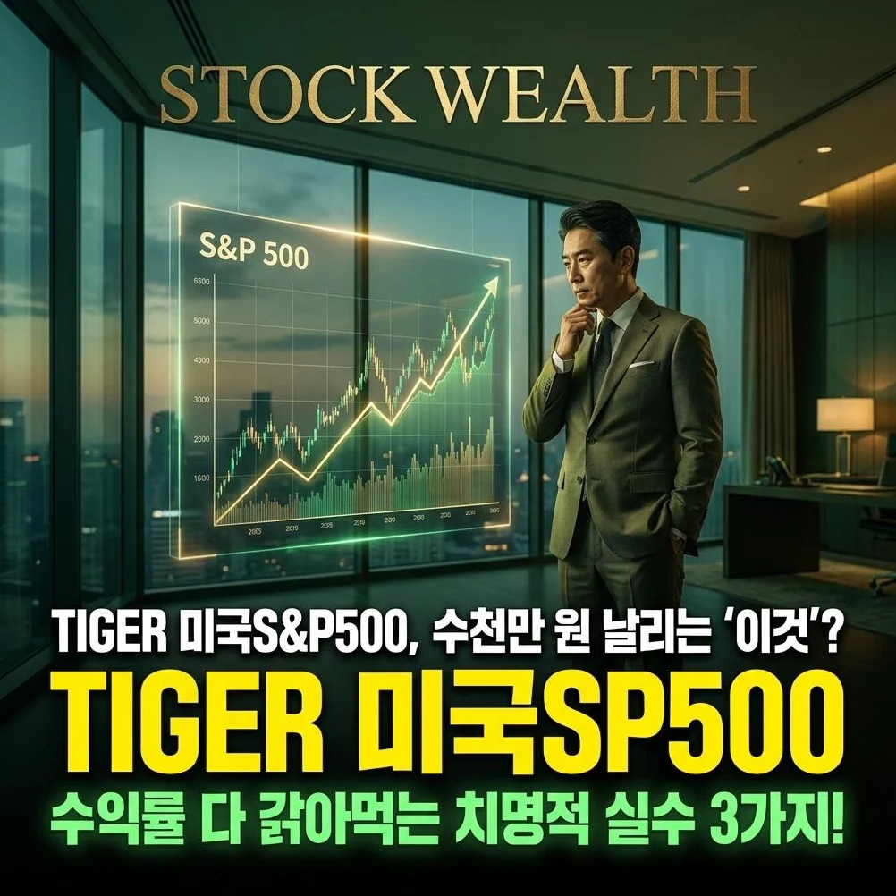 TIGER 미국S&P500, '이것' 모른 채 무작정 모으다간 노후 자금 수천만 원 날립니다