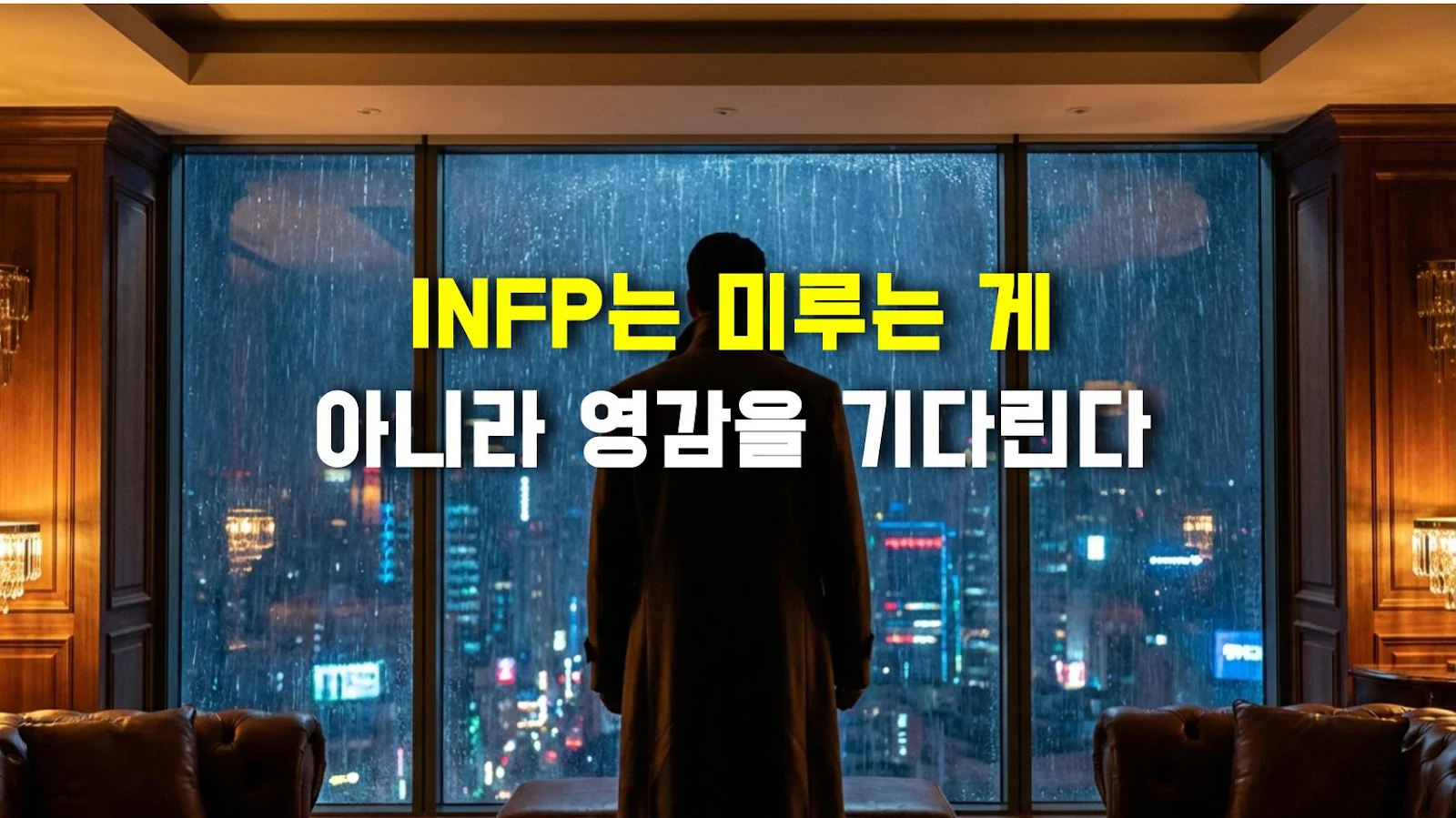 INFP는 미루는 게 아니라 영감을 기다린다