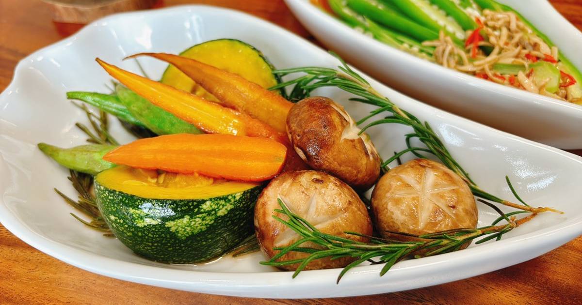 Rau củ áp chảo