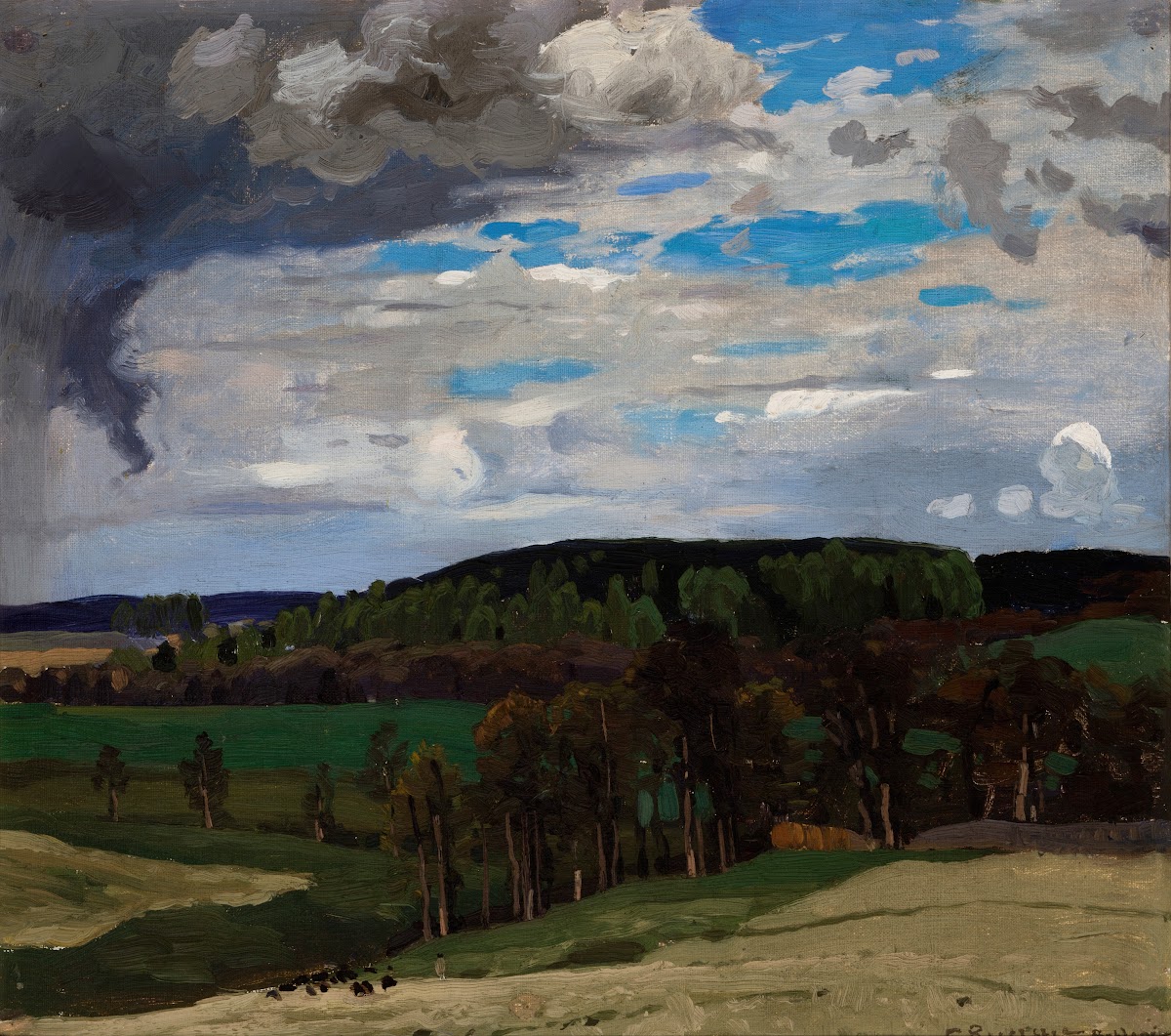 Landscape with Clouds 1898   1902