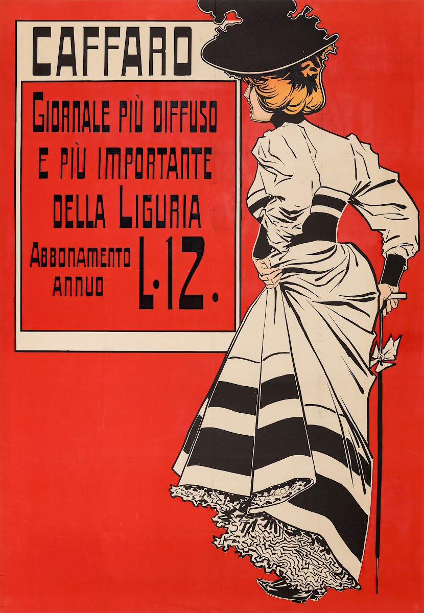 Caffaro Giornale Piu Diffuso E Importante Della Liguria 1897