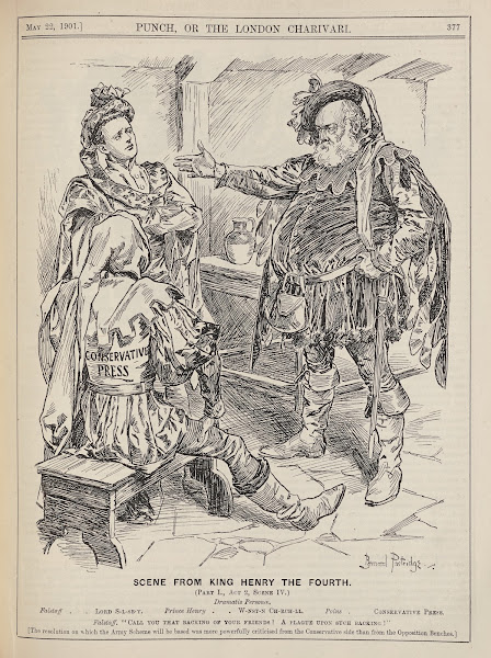 Scene from from King Henry the Fourth Part I Act 2 Scene IV 1901
