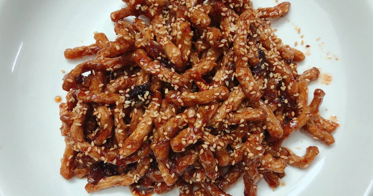 Cá cơm kho chay
