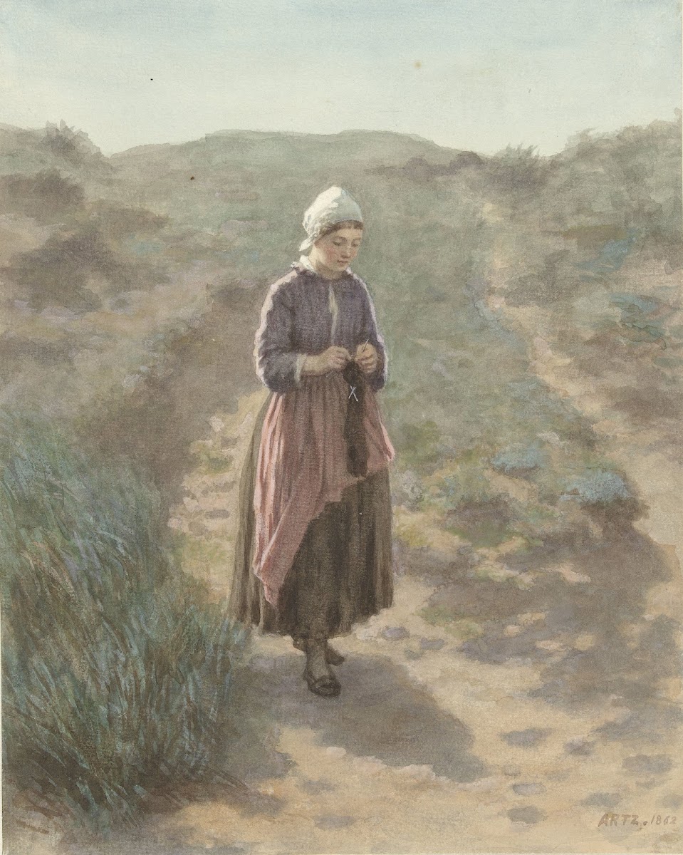 In de duinen te Zandvoort 1862