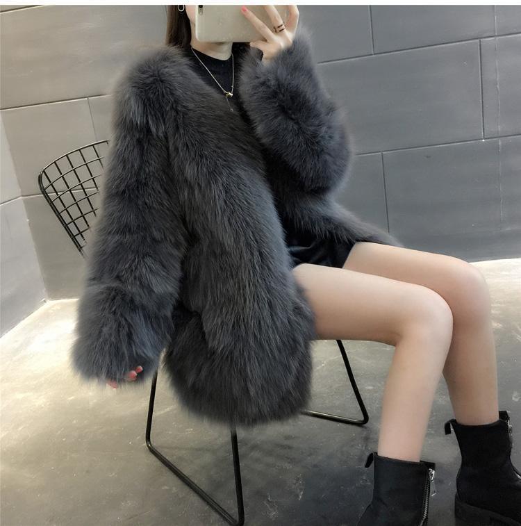 Women's Winter Coat, Faux Fur, Mid-Length