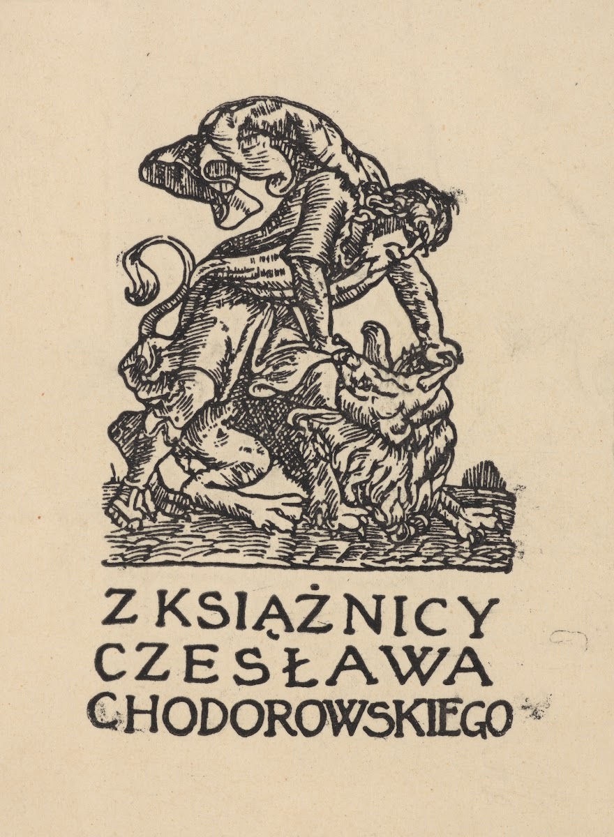 Ekslibris ks Czesława Chodorowskiego 1900 1925