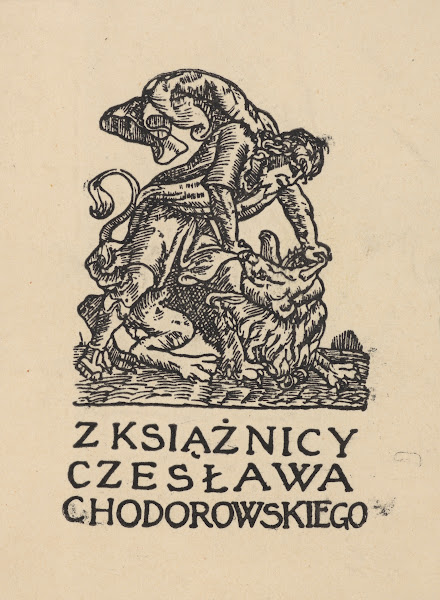 Ekslibris ks Czesława Chodorowskiego 1900 1925