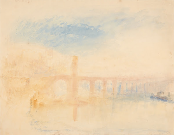 The Moselle Bridge Coblenz ca 1842