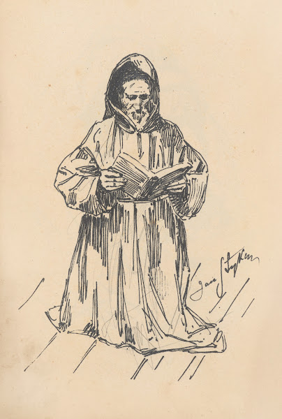 Czytający mnich 1896