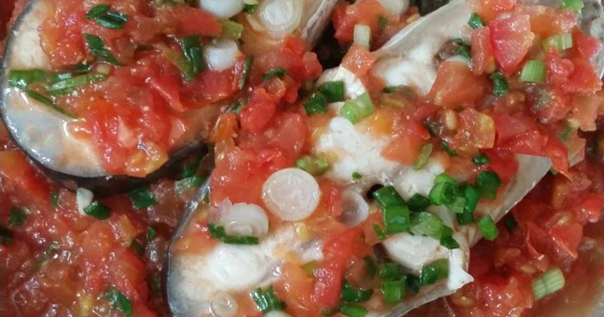 Cá basa hấp sốt cà