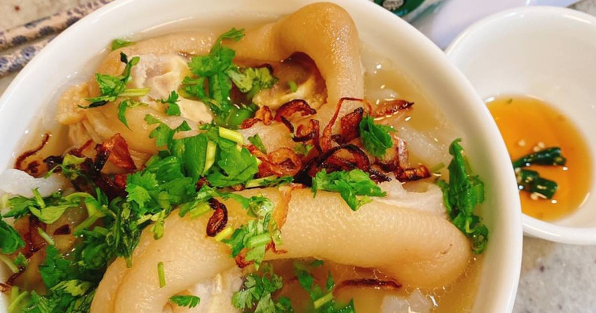 Bánh canh giò heo đơn giản