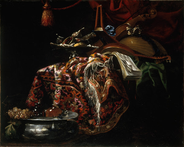 Still Life with Musical Instruments c1650