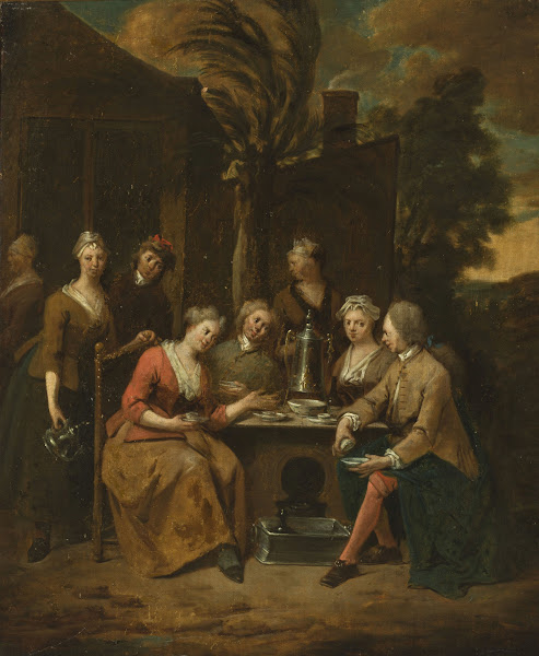 Company at the table