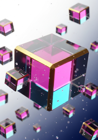 Floating Holographic Cubes