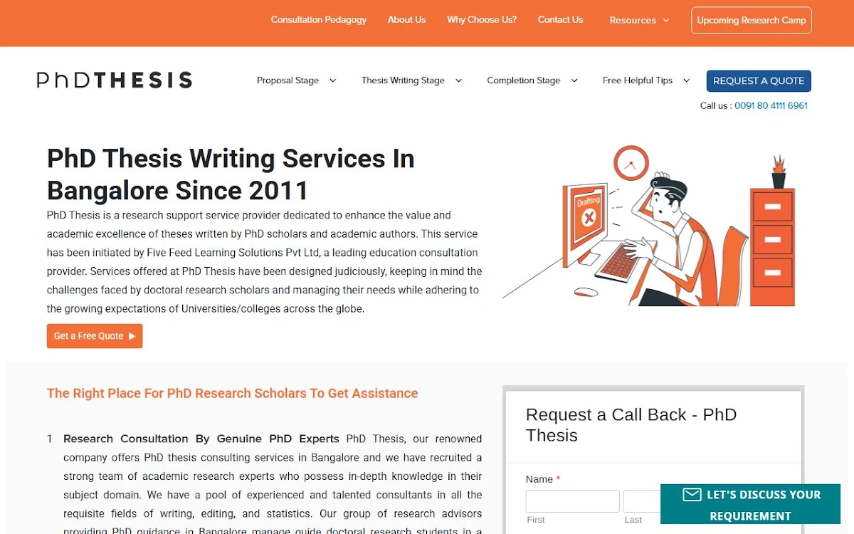Captura de PhD Thesis Writing Services