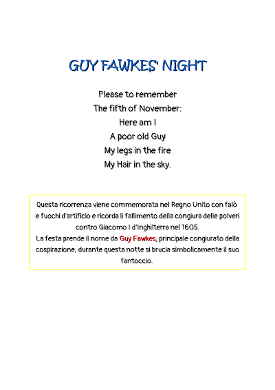 Anteprima della prima pagina: Guy Fawkes'Night