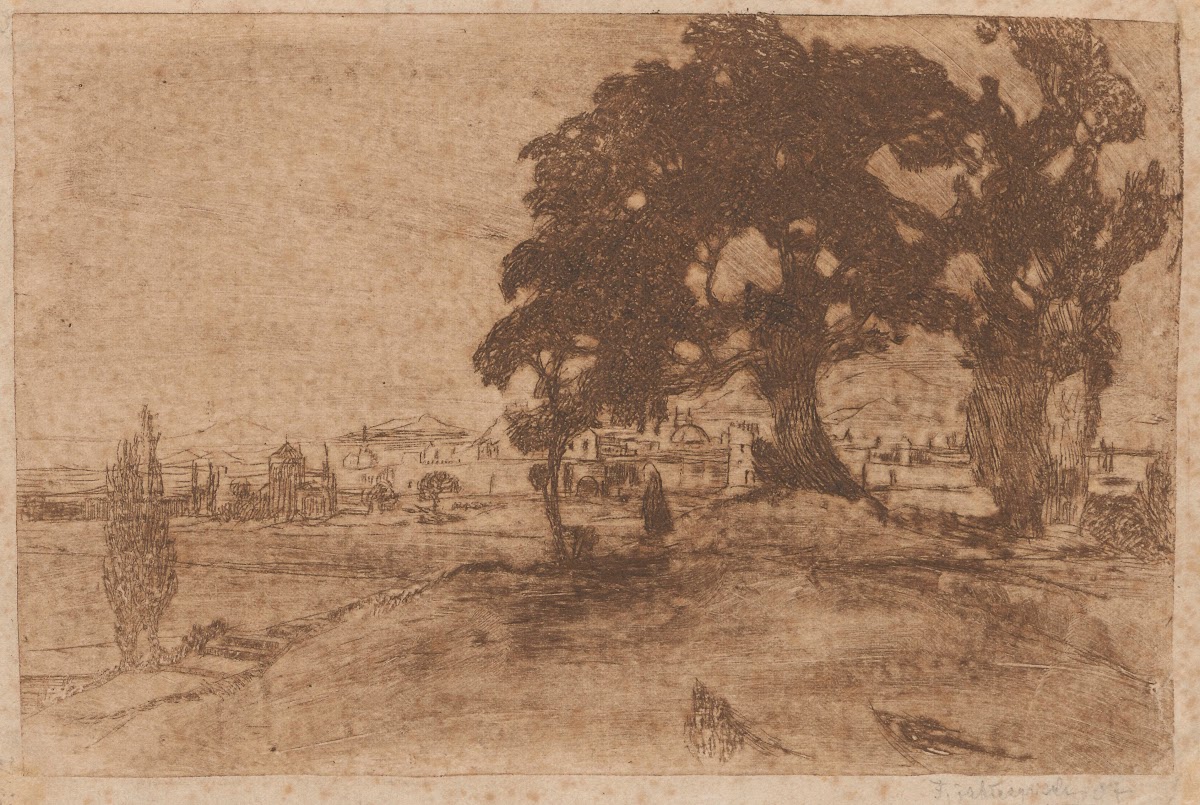 Tuscany landscape 1907
