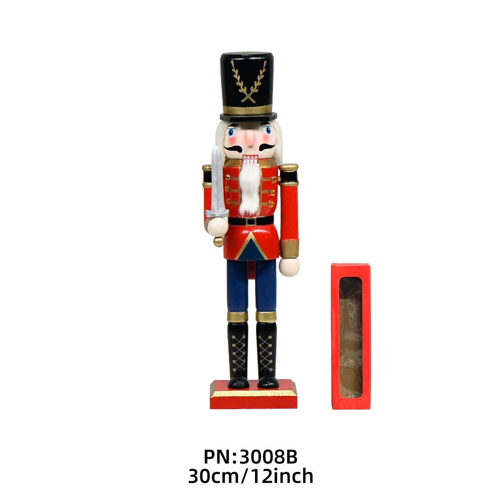 Nussknacker-Soldat aus Holz, 30 cm