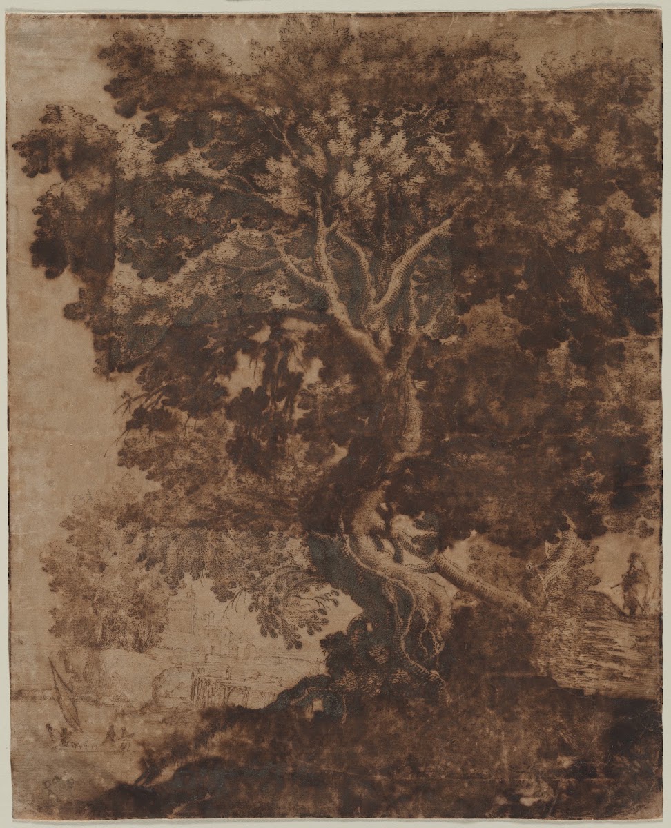 Tree in a Landscape mid 1600s
