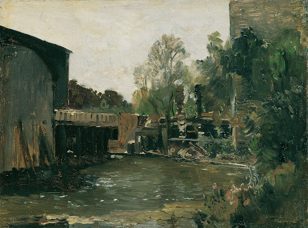 Mühlwehr in Plankenberg 1889 1891