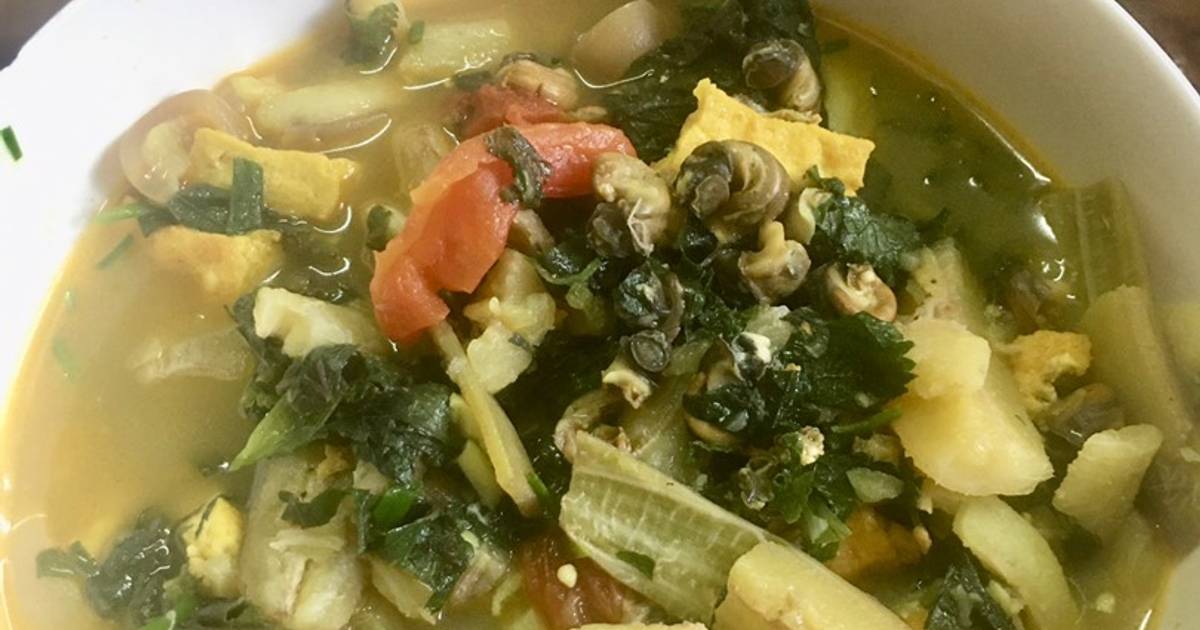 Ốc nấu chuối đậu