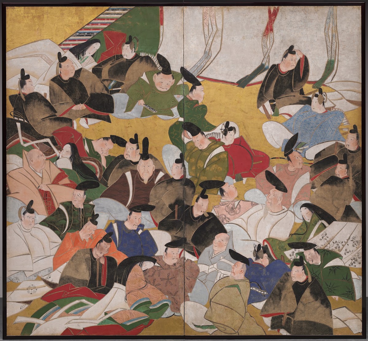 Thirty Six Immortal Poets mid 1700s