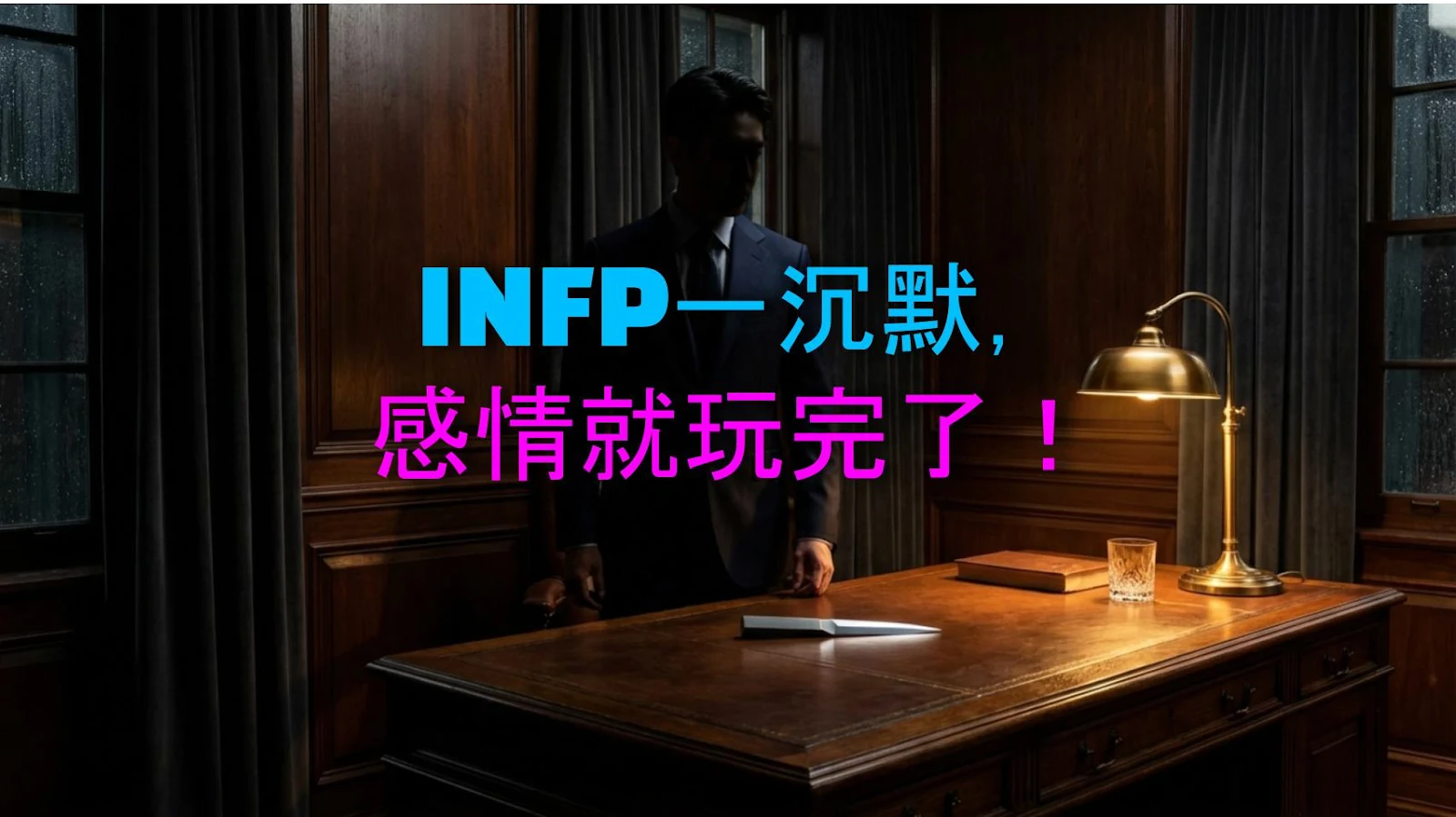 INFP一沉默，感情就玩完了！