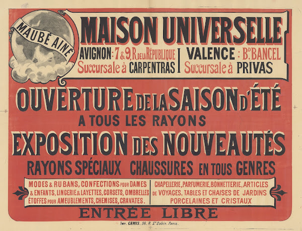 Maison universelle Maubé Aîné Avignon succursale à Carpentras Valence succursale