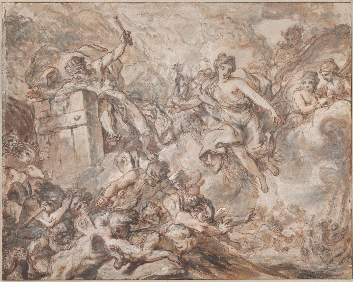 Juno Ordering Aeolus to Unleash the Winds 1775