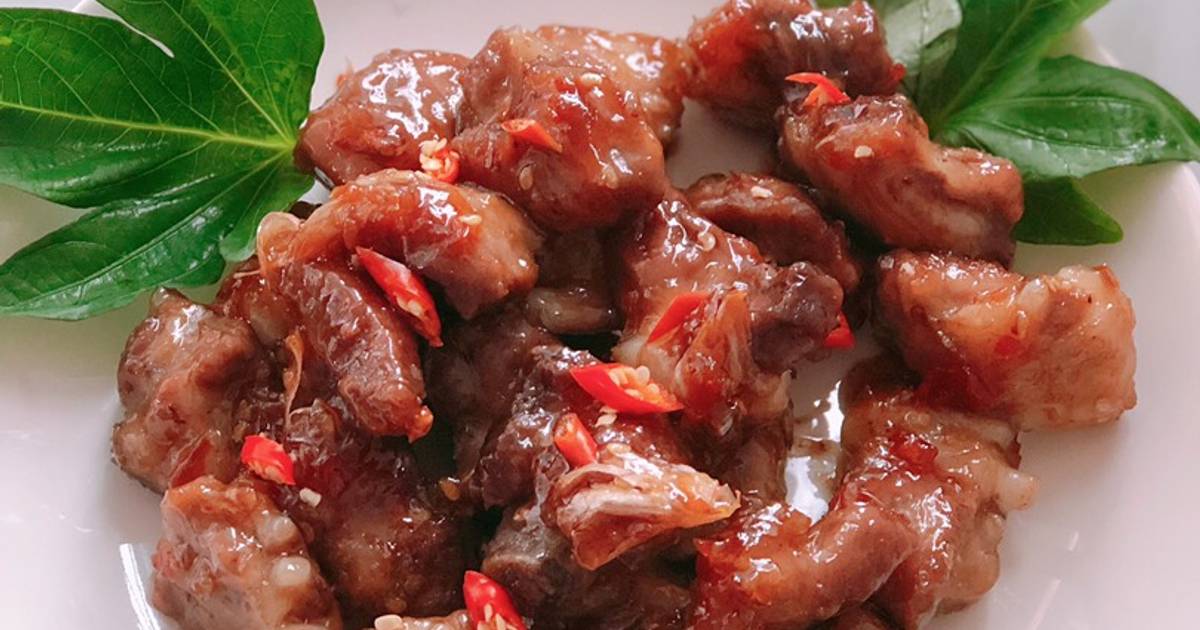 Sườn non rim chua cay 🌶🌶