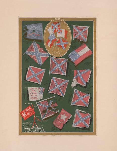 Various Flags Carried By The Confederate Armies 1890