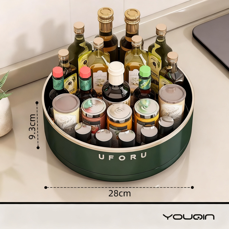 Rotating spice rack for the countertop