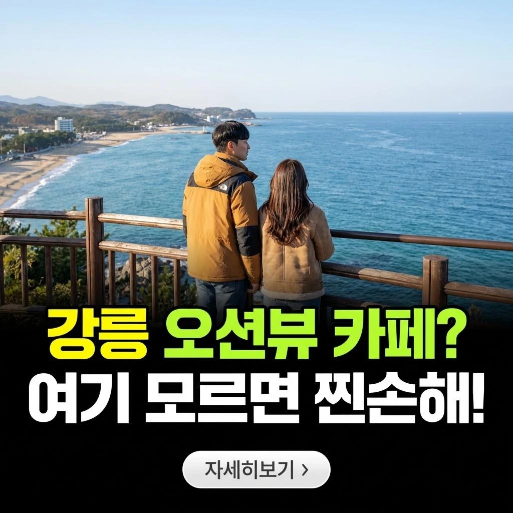 아이와 함께 강릉 해변 카페 투어, 완벽 성공 BEST 팁!