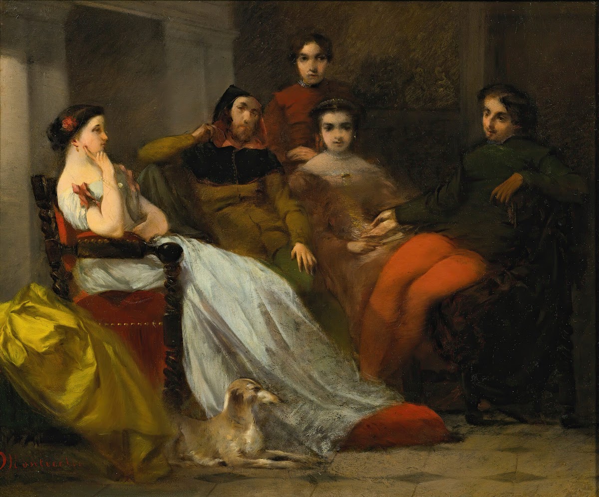 Conversation Daprès Diner circa 1852