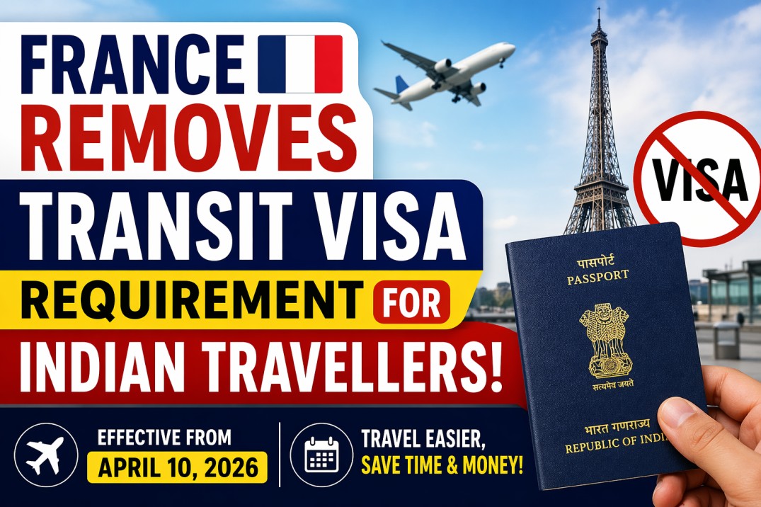 France Removes Transit Visa Requirement for Indian Travelers: Complete Guide (2026)