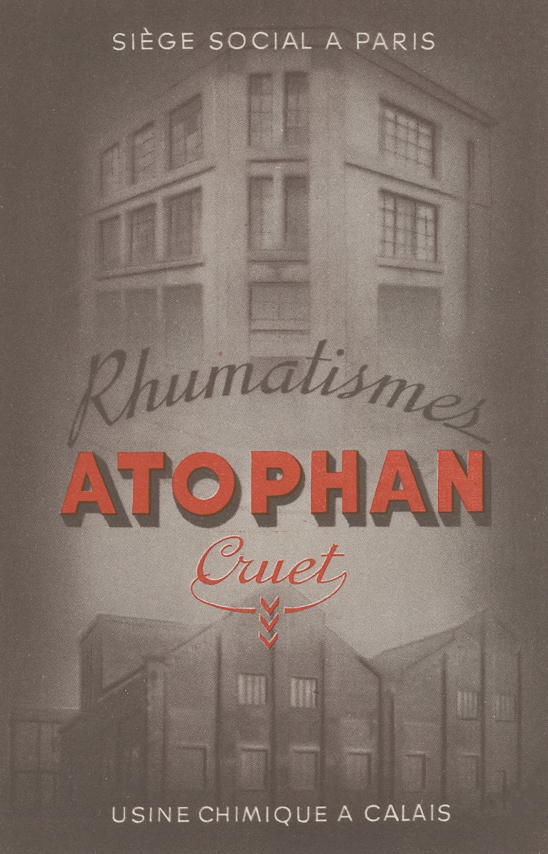 Rhumatismes  Atophan 1910 1950