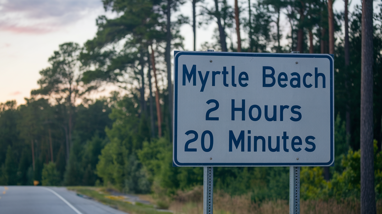 How Far Is Myrtle Beach from New Kent, VA?