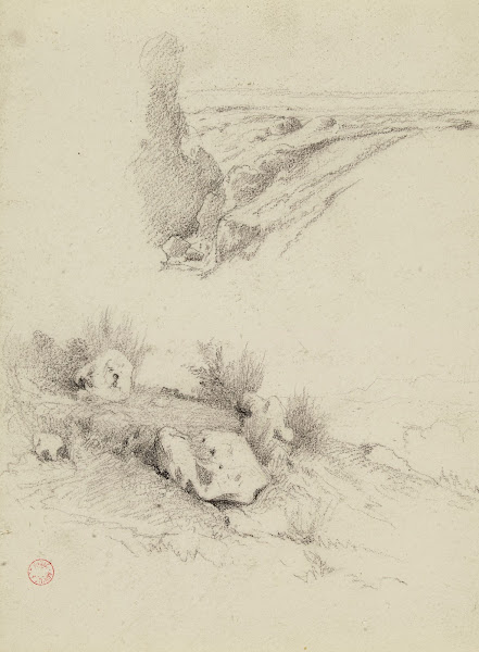 Deux paysages 19th century